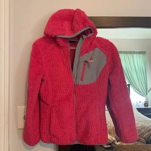 Reebok girls fur jacket size M